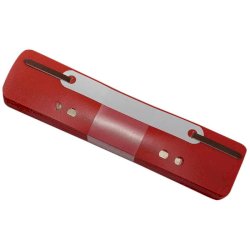 Pressini fermafogli Q-Connect 34x150 mm rosso conf. da 25 - 2012500310