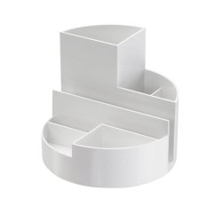 Portaoggetti Maul MAULRoundBox - riciclato bianco - Ø 14 cm h.12,5 cm Z710011