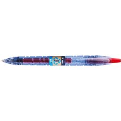 Penna roller gel a scatto Pilot B2P Begreen punta media 0,7 mm rosso 040182
