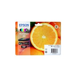 Cartucce inkjet Arance T33 Epson 5 colori Conf. 5 - C13T33374011