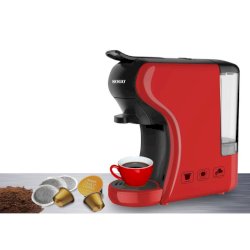 Macchina per caff&egrave; espresso multicapsula 3 in 1 Sogo rosso - CAF-SS-5675-R