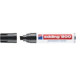 Marcatore permanente edding 800 punta scalpello 4-12 mm nero E-800 001