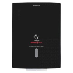 Dispenser Centerfeed per asciugamani antibatterico a sfilo centrale - 30x22,5x22,5 cm Papernet nero - 417208