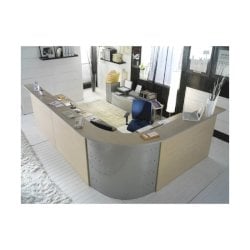 Sopralzo reception lineare grigio 140x30xH.115 cm per scrivania linea  Presto Artexport - RB-140/9