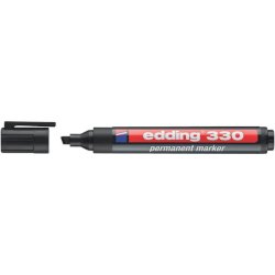 Marcatore permanente edding 330 punta scalpello 1-5 mm nero E-330 001