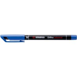 Penna Stabilo OHPen universal Medio (M) 1 mm blu 843/41