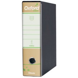 Registratore commerciale Esselte Oxford Green con custodia 23x30 cm 100% carta riciclata dorso 8 cm - 397830501