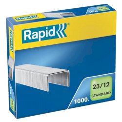 Punti metallici Rapid Standard 23/12  conf. da 1000 - 24869400