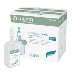 Ricarica sapone in schiuma Lucart Professional 6x1L Essential Foam per dispenser Identity Soap - 89113000