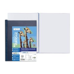 Portalistini UNO T Sei Rota a libro PP buccia - 25x35 cm - 24 interni - blu - 55252407