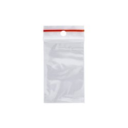 Buste trasparenti chiusura grip in LDPE 50 μm Q-Connect idonee al contatto alimentare - conf. 1000 pz - 4x6 cm