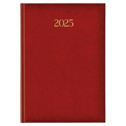 Agenda 2025 prenotazioni ristoranti copertina rossa  25-059501003C