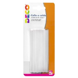 Colla a caldo Deco Ø 7 mm x 10 cm - conf. 12 Stick - T705M