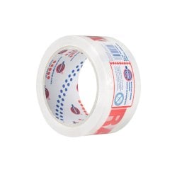 Nastro adesivo stampato per imballo Eurocel formato 50 mm x 66 m - scritta fragile - 1000000391