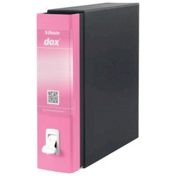 Registratore a leva DOX1 Commerciale S. Francisco 28,5x31,5 cm - dorso 8 cm rosa D15119