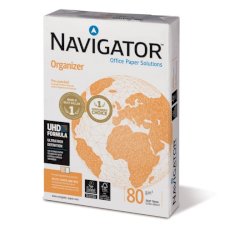 Carta A4 per archiviazione Navigator Organizer 4 fori Risma da 500 fogli - NOR0800162