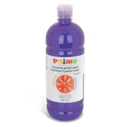 Tempera brillante in bottiglia in PET Primo Primi Passi 1000 ml viola 204BR1000400