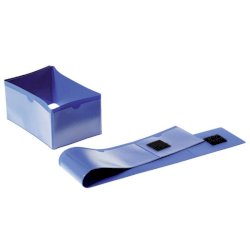 Buste a fascia DURABLE per piede pallet plastica blu scuro 145 x 65 mm conf. 50 - 172407