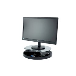Supporto per monitor Kensington SmartFit™ Spin2 con vassoio rotante di 360° nero - K52787WW
