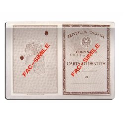 Porta carta di identità Alplast trasparente 1016