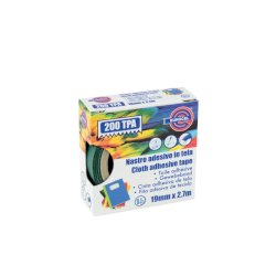 Nastro adesivo telato Eurocel formato 19 mm x 2,7 m - colore verde 016314194