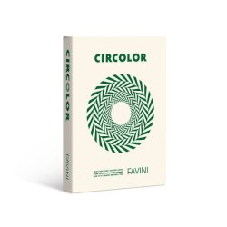 Carta colorata Favini Circolor 100% riciclata 160 g/m² A4 - risma da 250 fogli avorio gelsomino - A74Q324