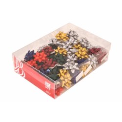 Coccarda di carta Bolis Ø 5 cm - Christmas - conf. 72 pz - 59101071648