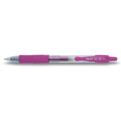 Penna gel a scatto Pilot G-2 0,7 mm rosa - 001486