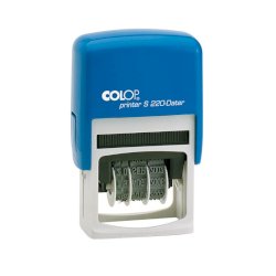 Timbro Colop S220 autoinchiostrante datario - 4x25 mm piastra non personalizzabile - S220BLS