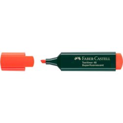 Evidenziatore Faber-Castell Textliner 48 Refill tratto 1-2-5 mm arancione fluo 154815
