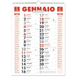 Calendario da muro O.C.L. 30x40 cm -  1402