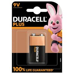 Batterie alcaline Duracell Plus100 Transistor 9V - MN1604 - blister da 1 - DU0503