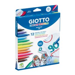 GIOTTO - 523800 - Pennarelli turbo color punta fine 2,8 mm assortiti  schoolpack da 144 - 8000825009297