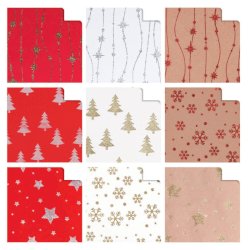 Carta regalo in fogli Rex-Sadoch 70x100 cm - conf. 10 pezzi - fantasia polvere di stelle - GL510000