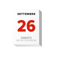 Blocco 2026 da muro commerciale formato 8x10,9 cm 26-BM213