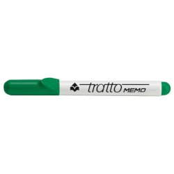 Marcatore per lavagne bianche Tratto Memo p. tonda verde F854004