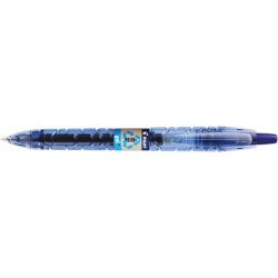 Penna roller gel a scatto Pilot B2P Begreen punta media 0,7 mm blu 040181