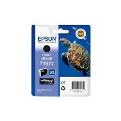 Cartuccia inkjet alta capacità ink pigmentato blister RS T1571 Epson nero fotografico - C13T15714010