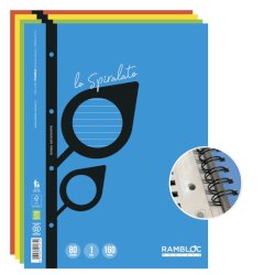 Maxi quaderno spiralato rinforzato Rambloc A4 160 pag - 80 g - 1R 90524179