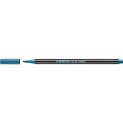 Pennarelli Stabilo Pen 68 metallic 1 mm  blu metallizzato - 68/841