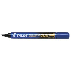 Marcatore permanente Pilot SCA 400 punta scalpello 4,5 mm blu - 002715