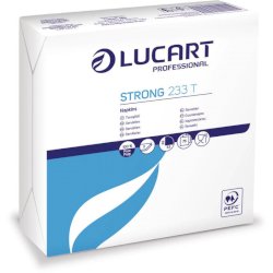 Tovaglioli di carta Lucart Strong 233 T 2 veli Conf. da 75 pezzi - 832001J