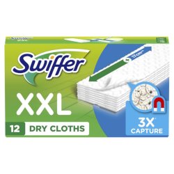 Kit di ricarica panni Swiffer Dry XXL - 46x26 cm - conf. 12 pz - PG263