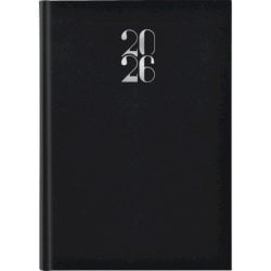 Agenda 2026 giornaliera gommato s/d sep. 17x24 cm nero 26-647B00406C