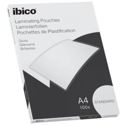 Pouches per plastificatrici IBICO BASICS standard 125mic -conf.100 pezzi Ibico A4 627310