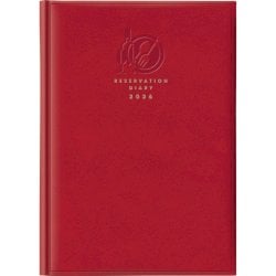 Agenda 2026 prenotazioni ristoranti A4 - copertina rossa 26-059501003C