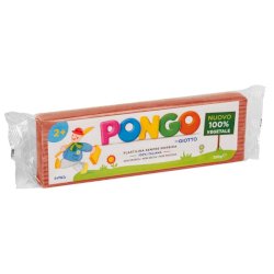Panetto di plastilina vegetale modellabile 350 g Pongo terracotta F603518