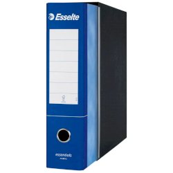 Registratore protocollo Esselte Essentials 23x33 cm dorso 8 cm Esselte blu - 390775050