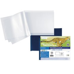 Portalistini UNO T Sei Rota ad album PP buccia - A4 - 48 interni - blu - 55244807