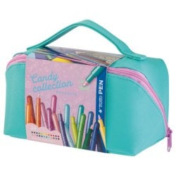 Pochette XL penne Tratto Pen Candy collection - conf. 24 pz - punta sintetica - F813600